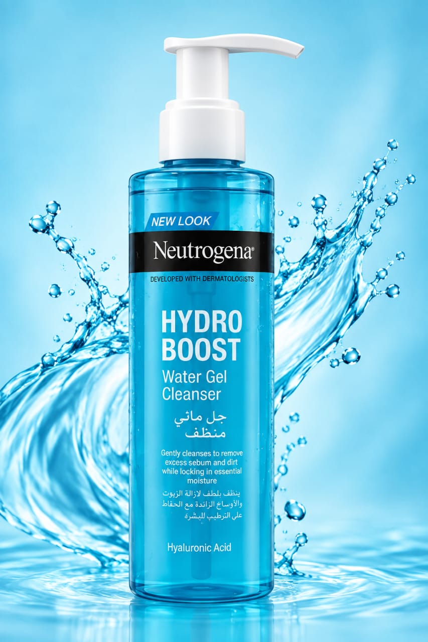 Neutrogena Hydro Boost Water Gel Cleanser with Hyaluronic Acid – Hydrating Facial Cleanser