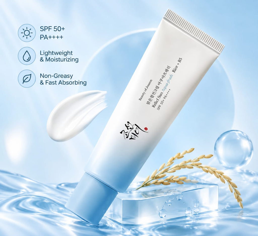 Beauty of Joseon Rice + B5 Aqua-Fresh Sun Serum SPF50+ PA++++