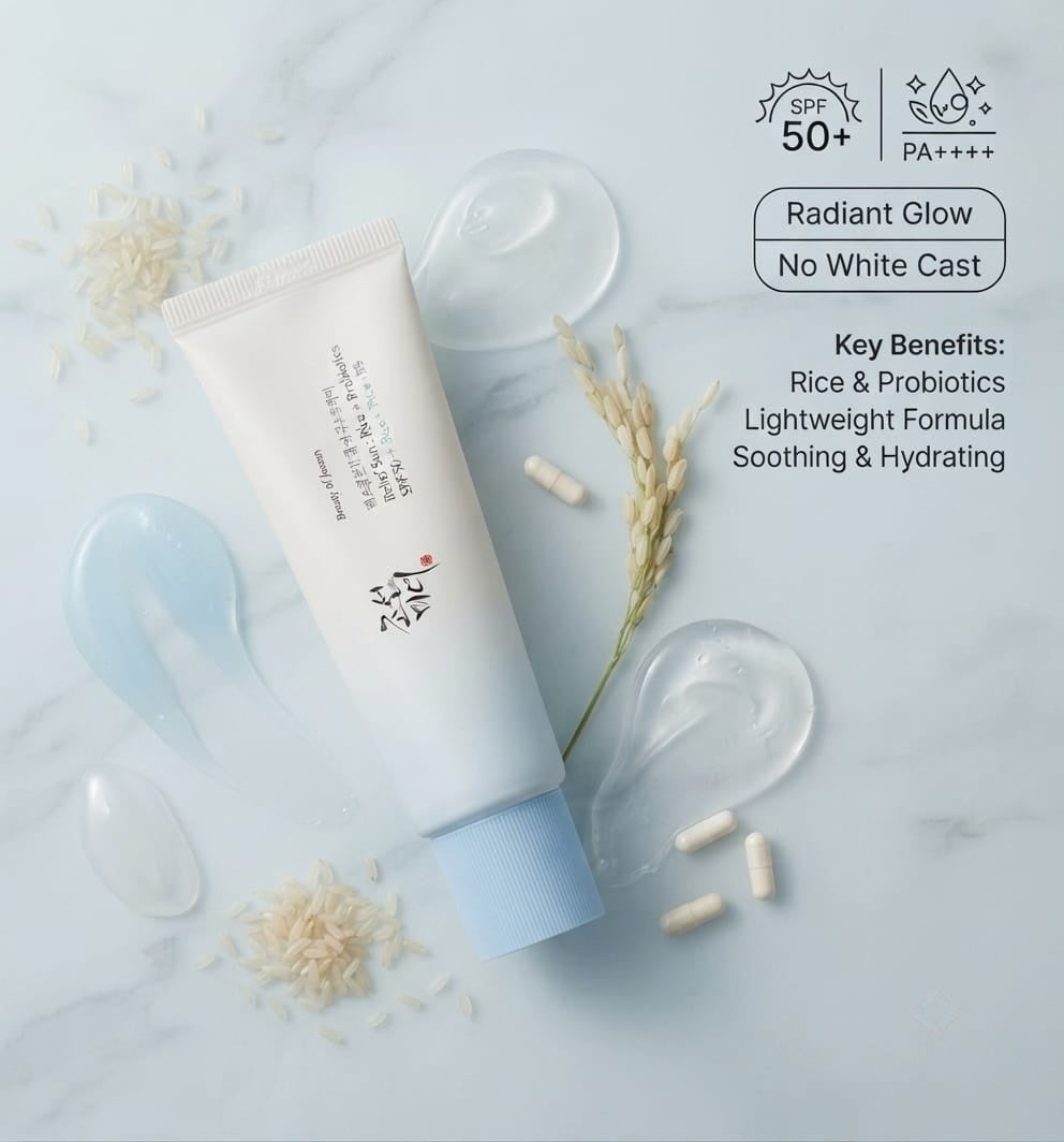 Beauty of Joseon Rice + B5 Aqua-Fresh Sun Serum SPF50+ PA++++