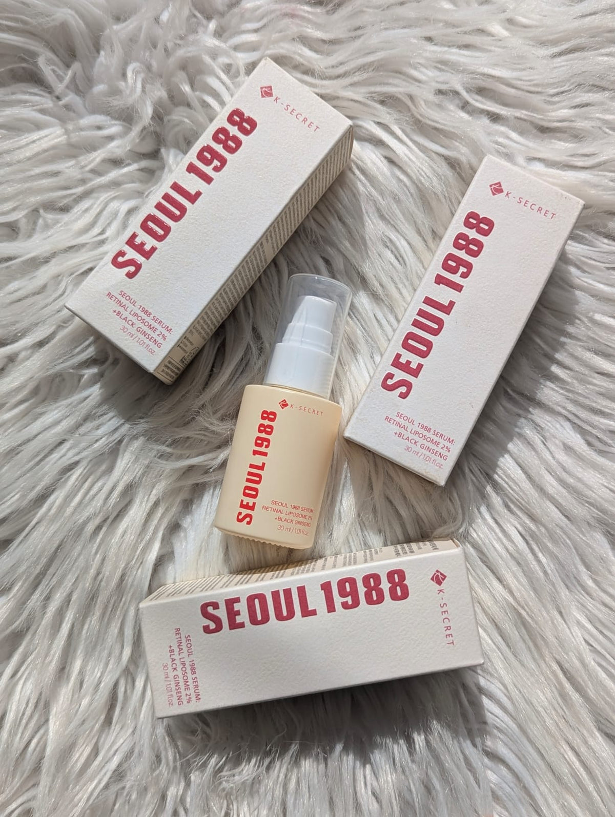 K-Secret Seoul 1988 Retinol & Black Ginseng Serum - 30ml By Lishéa