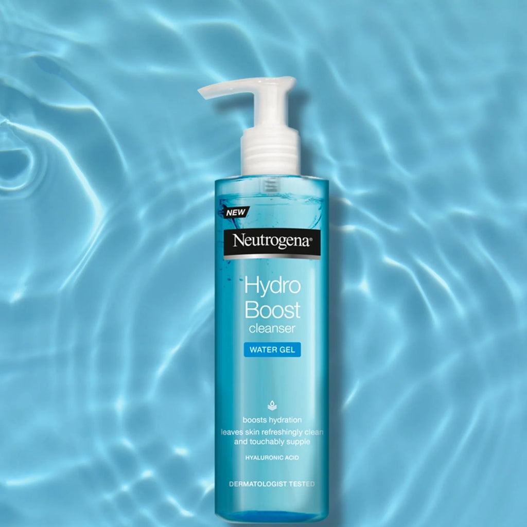 Neutrogena Hydro Boost Water Gel Cleanser with Hyaluronic Acid – Hydrating Facial Cleanser