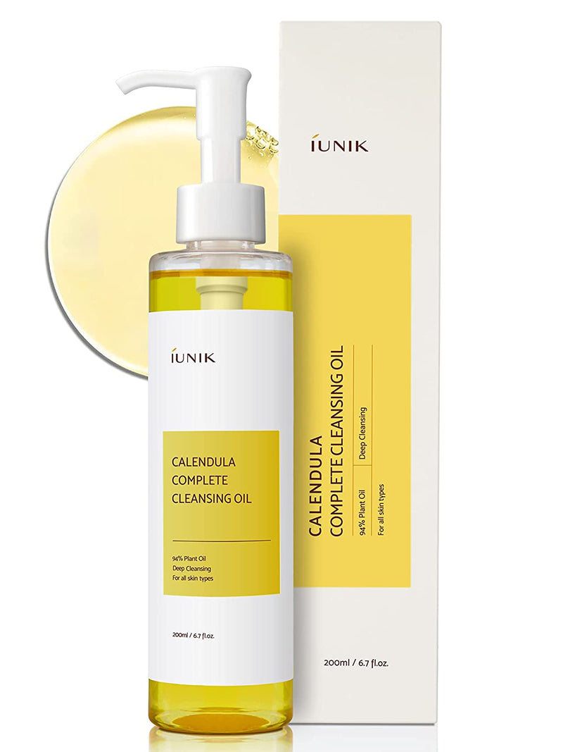 iUNIK Calendula Complete Cleansing Oil 200ml – Makeup & Sunscreen Remover