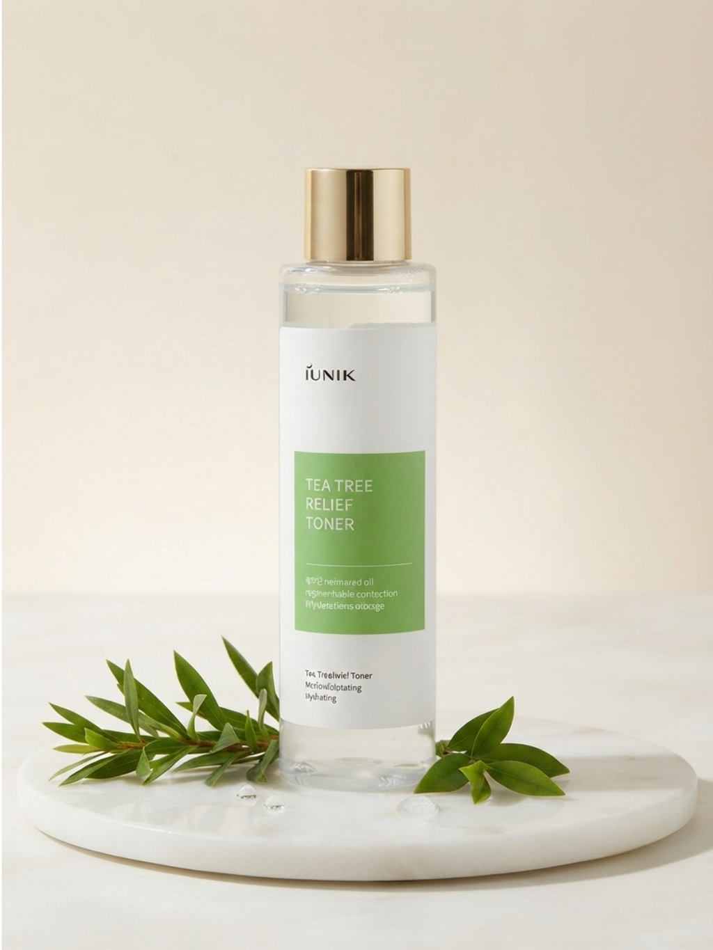 iUNIK Tea Tree Relief Toner – Soothing & Hydrating Facial Toner for Blemish-Prone Skin