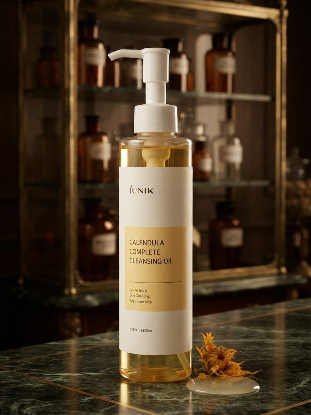 iUNIK Calendula Complete Cleansing Oil 200ml – Makeup & Sunscreen Remover