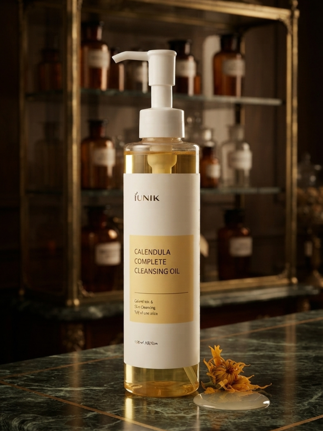 iUNIK Calendula Complete Cleansing Oil 200ml – Makeup & Sunscreen Remover