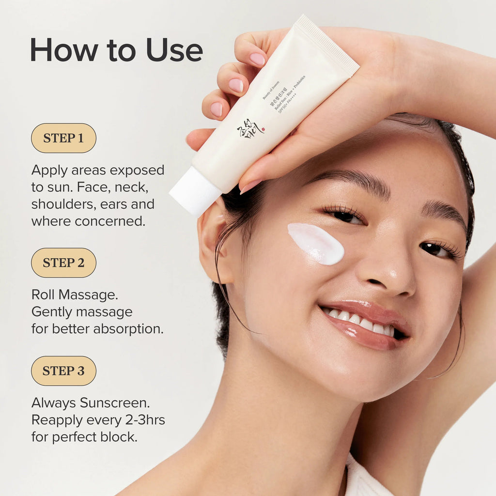 Beauty of Joseon Relief Sun: Rice + Probiotics SPF50+ PA++++